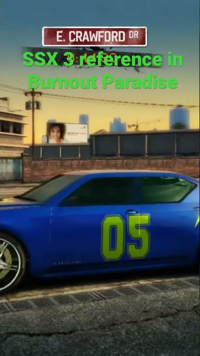 DJ Atomika references SSX 3 in Burnout paradise!