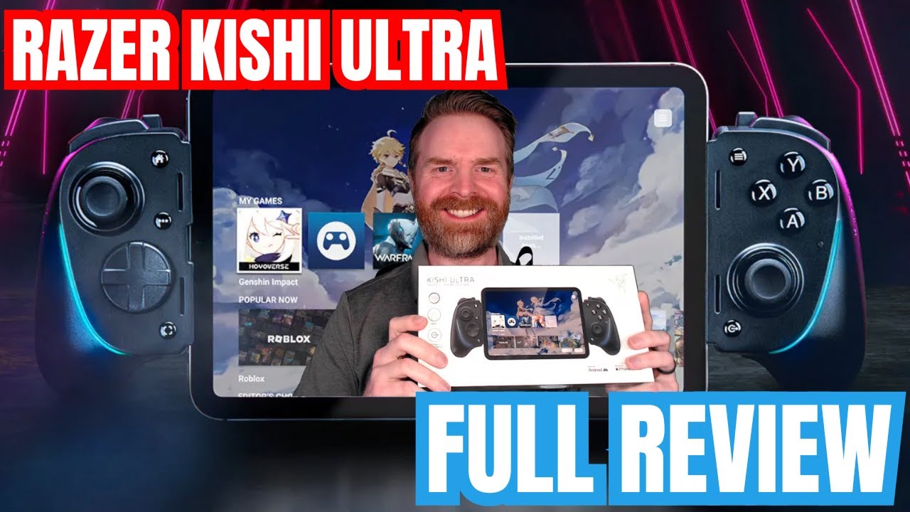 Lenovo legion tabとRazer Kishi Ultra Razer Kishi Ultra Review - TABLET GAMING - YouTube