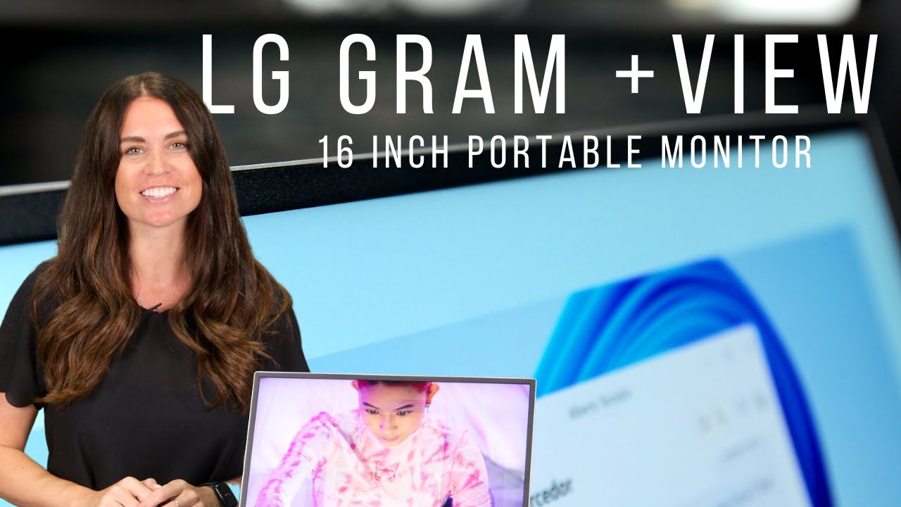 LG gram +VIEW 16 Portable Monitor - 16MQ70