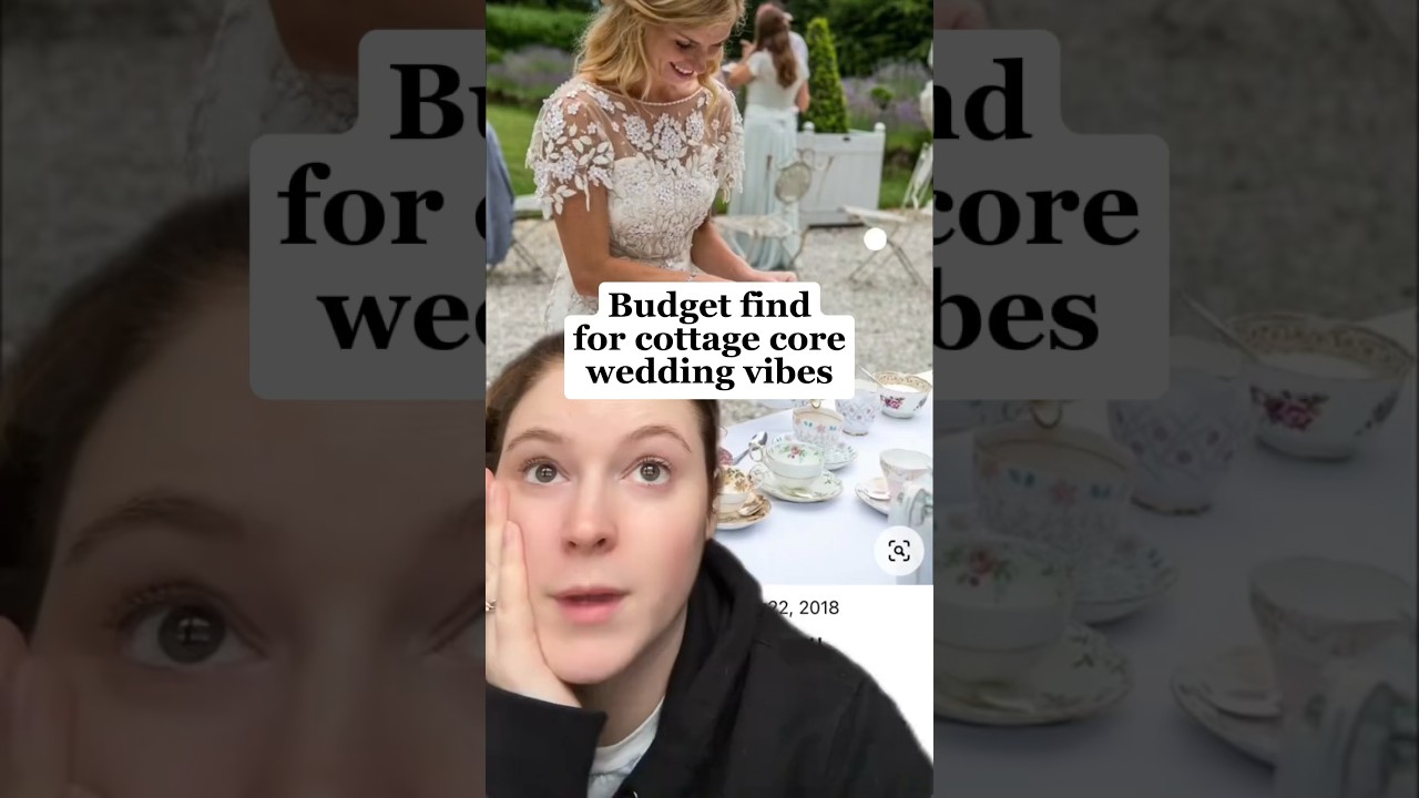 Budget Cottage Core Wedding Find