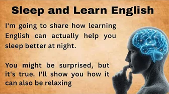 Learn English And Sleep || Graded Reader || Improve Your English Listen And Practice ||Learn English