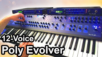 DSI POLY EVOLVER (12 Voices) - Beautiful Ambient Space Music - Dave Smith Instruments 【SYNTH DEMO】