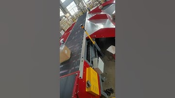 Linear cross-belt sorting system with DWS for E-commerce warehouses with more regular packages