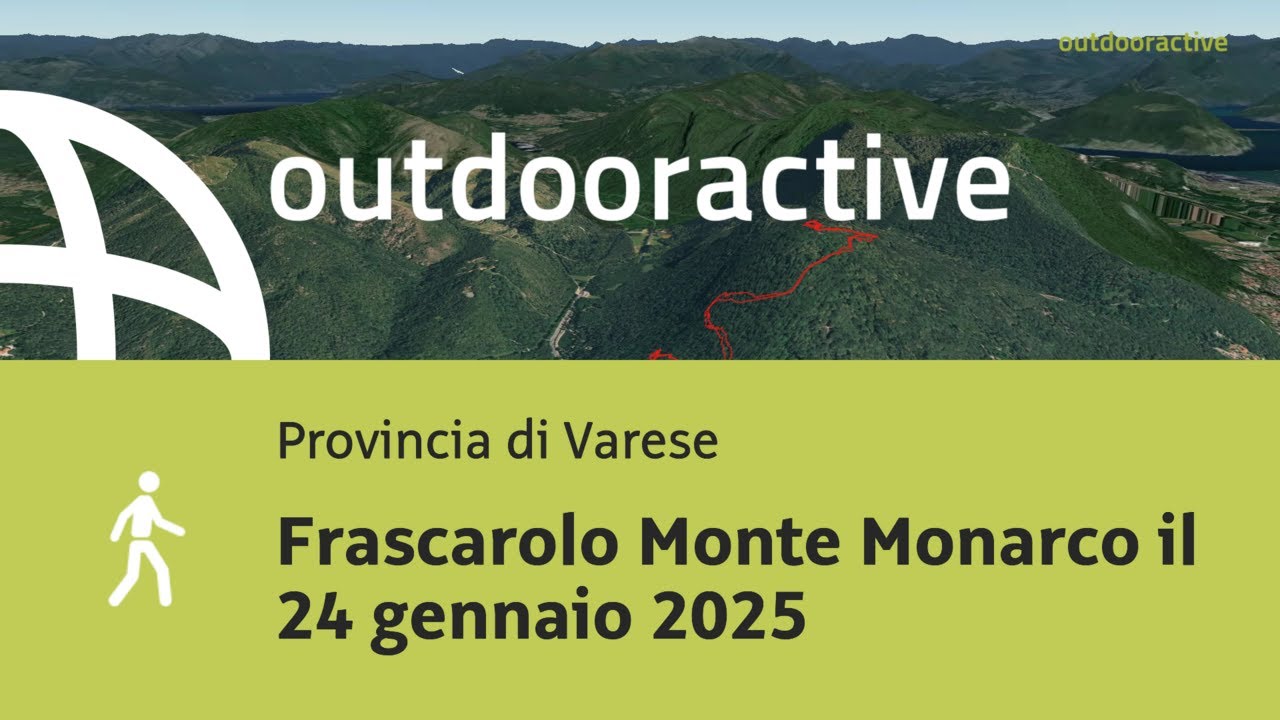 escursioni in provincia di Varese: Frascarolo Monte Monarco il 24 gennaio 2025