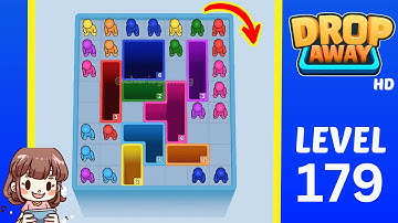 Drop Away Level 179 Solution Walkthrough