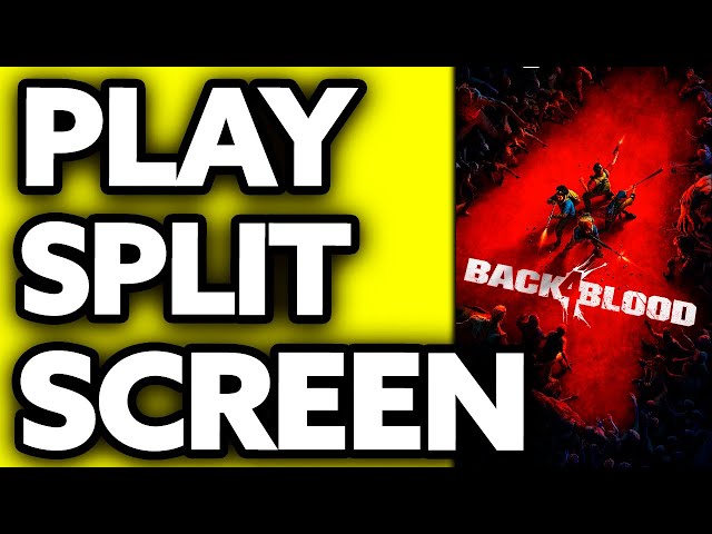 BACK 4 BLOOD Splitscreen CROSSPLAY in 4K 