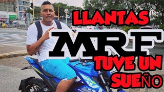 Llantas MRF Me resbalo Facil Sone con ellas