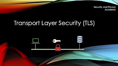 Transport Layer Security (TLS) explained