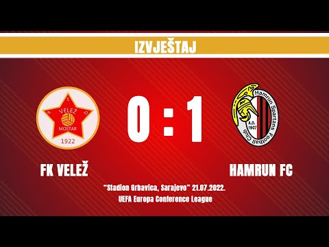 IZVJEŠTAJ | FK Velež - Hamrun Spartans FC | 0:1 | UEFA Europa Conference League 2. pretkolo