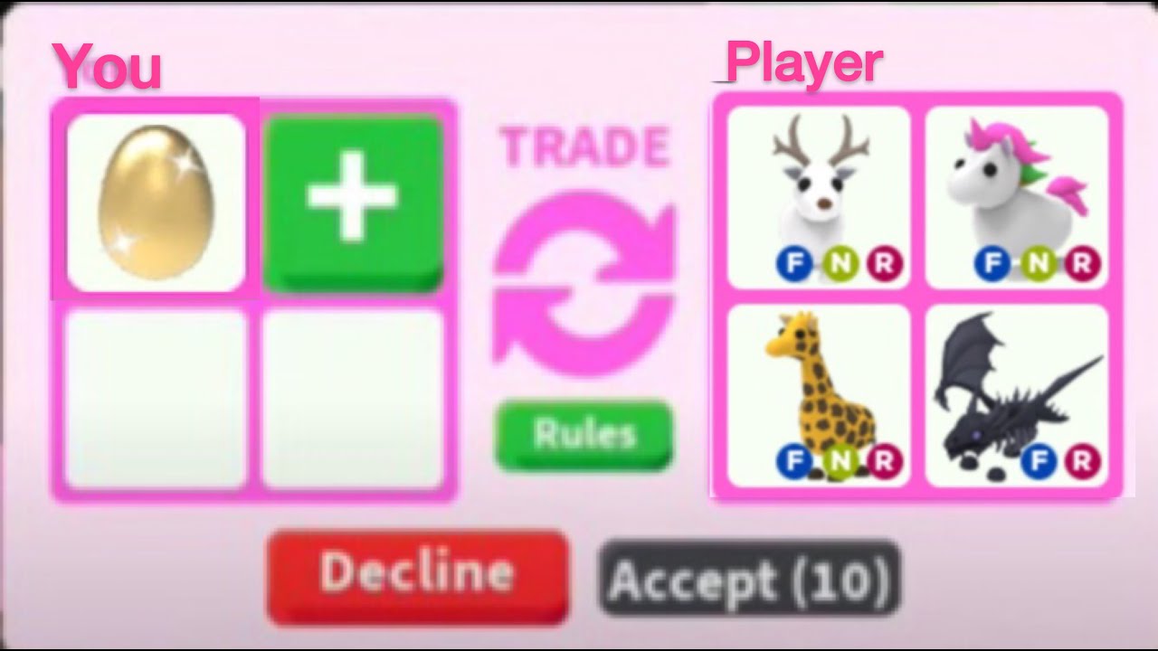 Trading golden egg! Episode 1 | adopt me