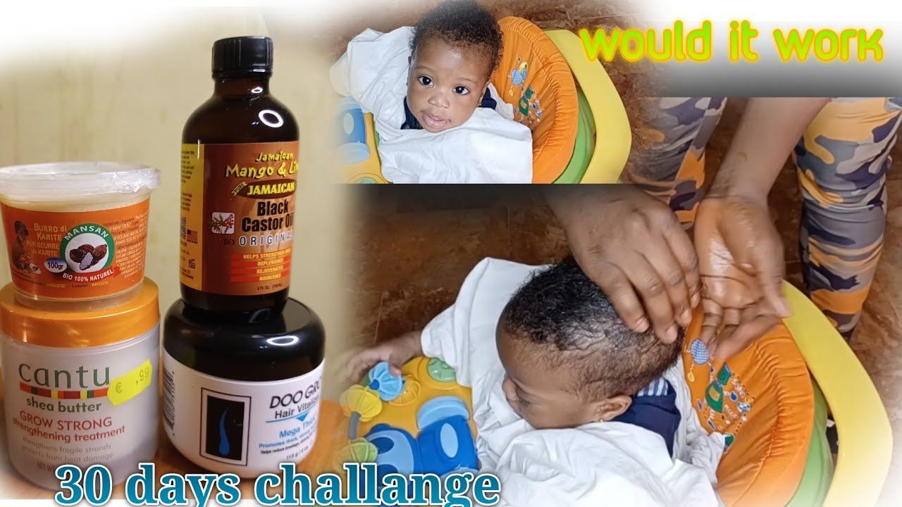 30 DAYS TODDLER HAIR GROWTH CHALLANGE/ Grow Your Child Hair With Doo