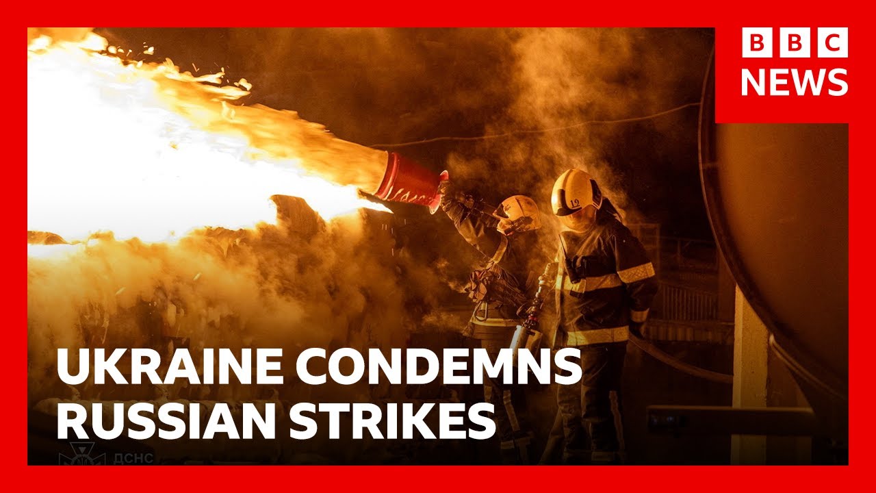 Ukraine condemns ‘brutal’ Russian strikes ahead of second day of peace talks | BBC News