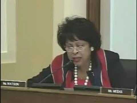 Rep. Diane Watson Confronts Dan Fried on Armenian Genocide