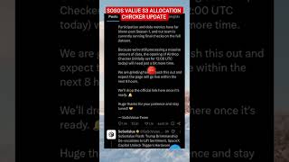 SOSO VALUE SEASON 3 AIRDROP ALLOCATION CHRCKER LAUNCH UPDATE #Shorts
