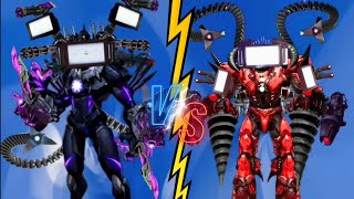 New Upgraded Titan TV Man With Super Powers VS Titan TV man X Titan Drill man