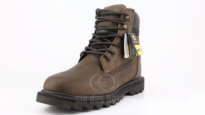 Bota Caterpillar Original Second Shift Marrom - Medium Charcoal