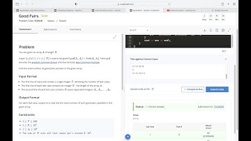 Good Pair Codechef Long Challenge 9th Sep