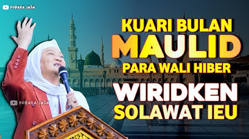 WIRIDAN DI BULAN MULUD | Alamkeun solawat iyeu | ABUYA UCI