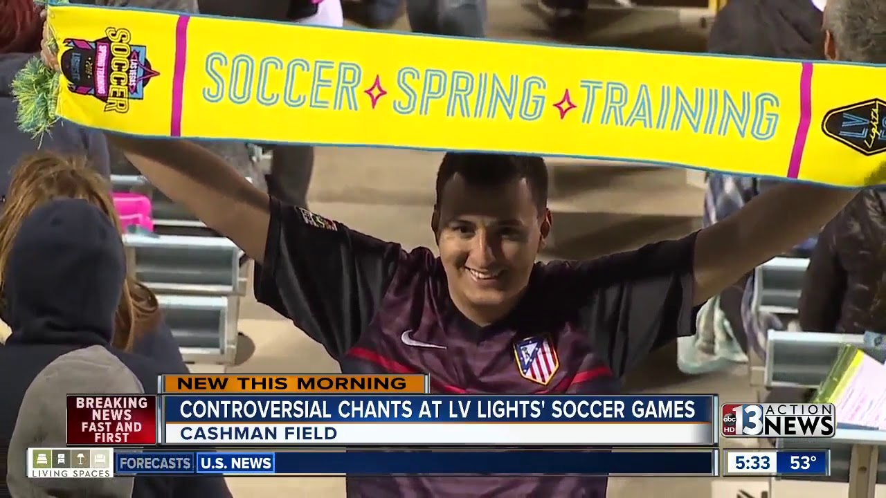 Controversial chants at Las Vegas soccer game YouTube