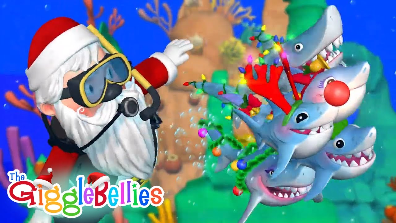 Baby Shark Christmas + More Christmas Songs! Kids Christmas Songs