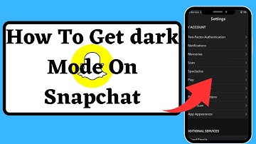 How to get dark mode on Snapchat | How to enable dark mode on Snapchat in iPhone | iOS 17