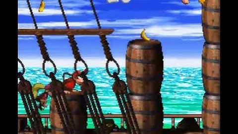 pirate panic - donkey kong country 2 102% walkthrough part 1