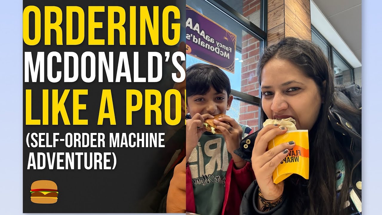 “Ordering McDonald’s Like a Pro! (Self-Order Machine Adventure)”
