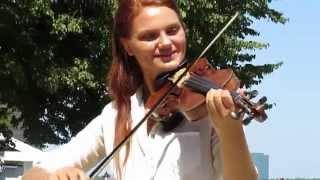 Elsa Hodder plays Violin on Halifax Waterfront