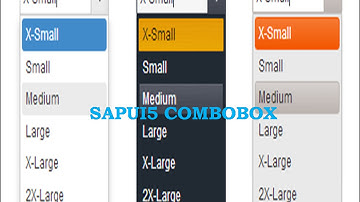 ComboBox - How to create SAPUI5 ComboBox