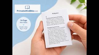Printable Mini Bible Maker Demo