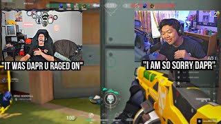 WARDELL accidently RAGES on Dapr and Apologizes after Realising !! TSM Subroza Reacts