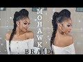 EDGY BRAIDED MOHAWK PONY on Natural Hair | DisisReyRey