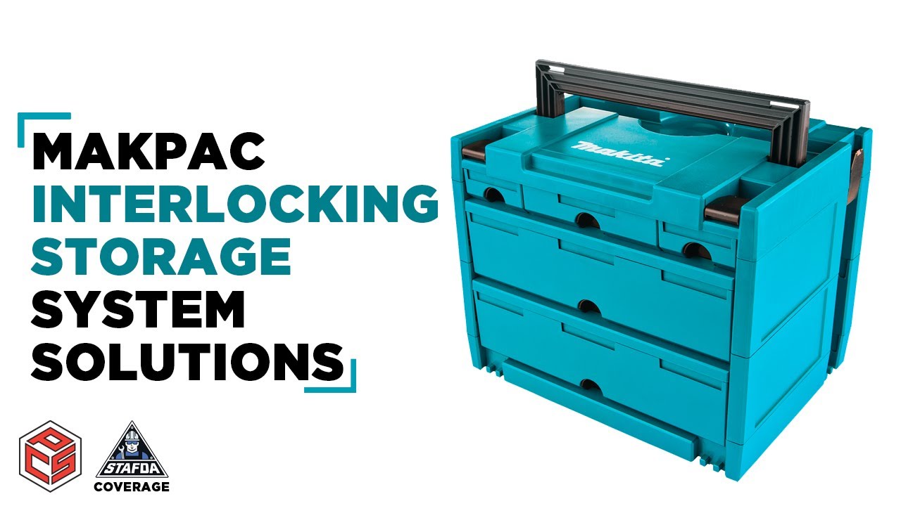 Makita New MAKPAC Interlocking Storage System Solutions 