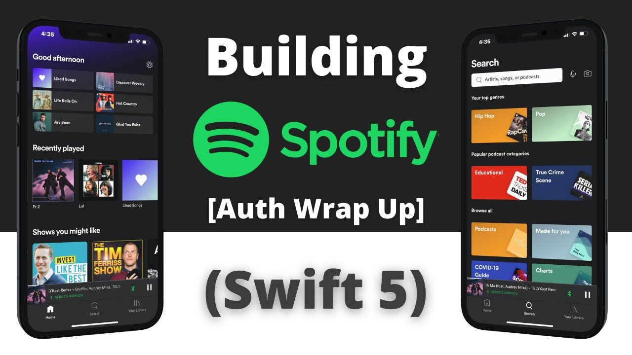 Building Spotify App In Swift 5  Uikit - Sign In Wrap Up (Xcode 12, 2022, Swift 5) - Build App
