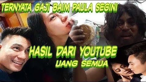 Ternyata segini gaji baim wong dari youtube