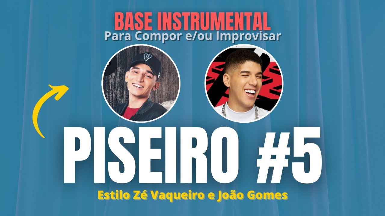 PISEIRO #5 Base Instrumental - Para Compor e ou Improvisar - Estilo João Gomes e Zé Vaqueiro