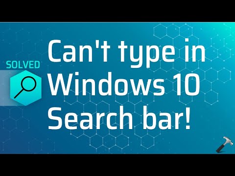 Solved: Can't type