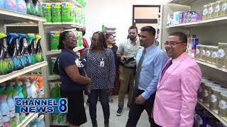 Ansa McAl Opens Berbice Depot and Mini Mart At Palmyra