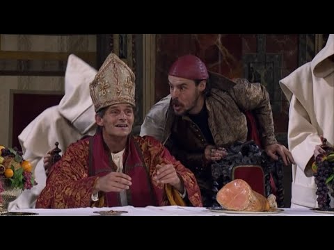 Doctor Faustus   Marlowe   Shakespeare's Globe  2011  Act 3  Scene 2  Pope