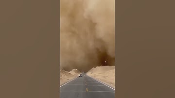 Thumbnail of Giant #Sandstorm Sweeps Across Northwestern China