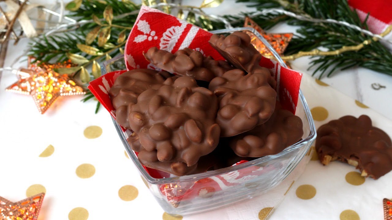 Chocolate Peanut Clusters Christmas Snacks YouTube