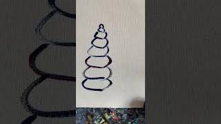Easy drawing idea - stone pile drawing 😊 #shorts