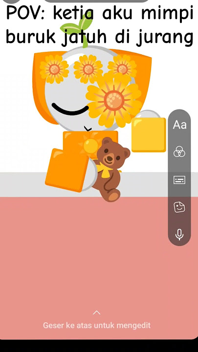 dia kira jatoh dari jurang eh rupanya hanya mimpi sampai dia tarik napas