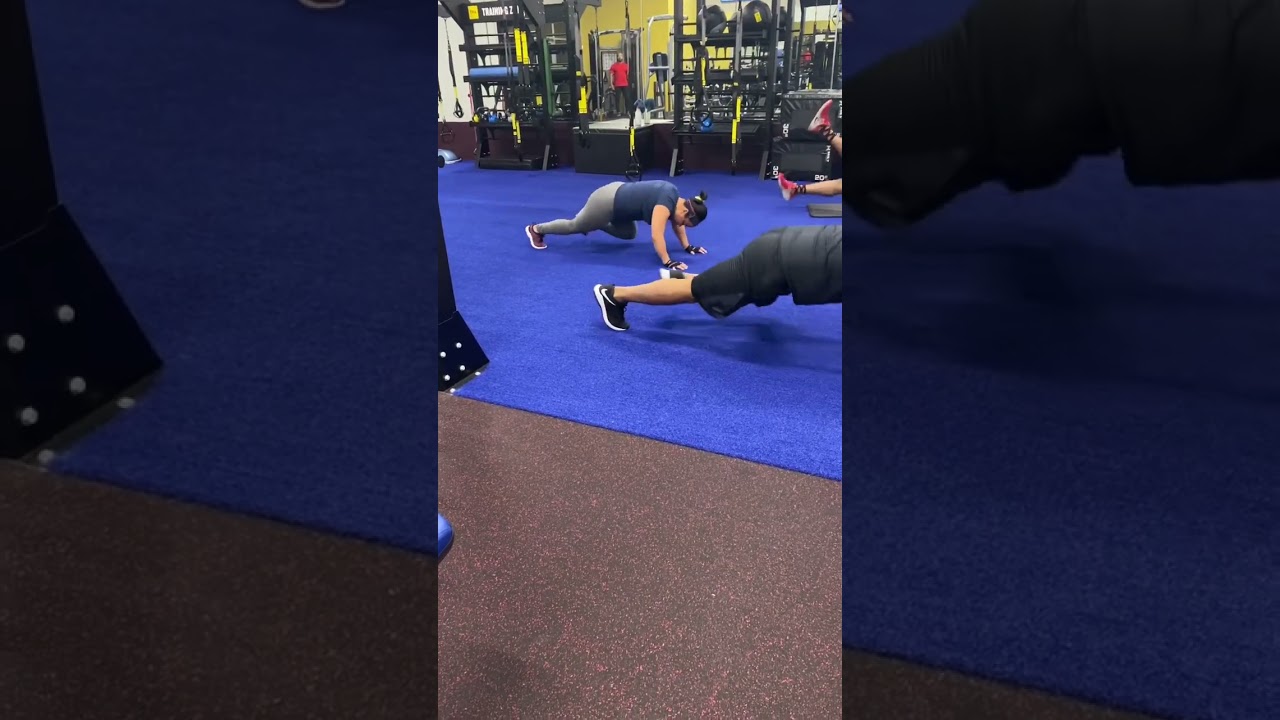 A little bear crawl with a spider man.