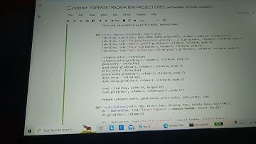 expense tracker by tkinter  from python  and sql