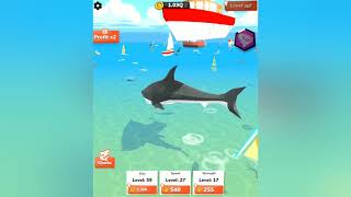Idle Shark World - Tycoon Game, game ad - IOS (iphone/ipad) 2021 screenshot 2