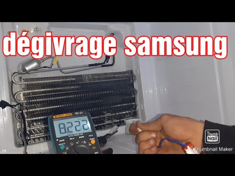 اسباب تراكم الثلج في المجمد dégivrage refregerateur samsung