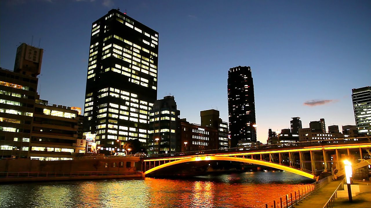 大阪 中之島夜景散歩 東部編 Nakanoshima East Night Walk Tour Osaka Japan Youtube