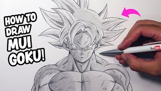 Drawing Goku mode ultra insting