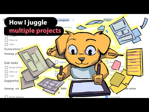 How I handle multiple animation projects